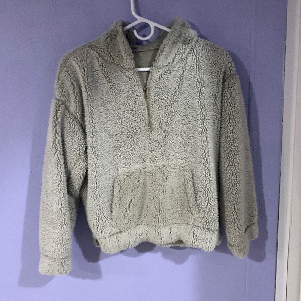 Sherpa Quarter Zip Sweatshirt